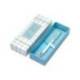 BOLIGRAFO BELIUS PERFECT PICNIC DAY ALUMINIO COLOR AZUL CELESTE DORADO TINTA AZULCAJA DE DISEÑO