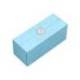 PLUMA BELIUS BELLA ALUMINIO COLOR AZUL CELESTE DISEÑO PLATEADO RELIEVE TINTA AZUL CAJA DE DISEÑO