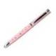 ROLLER BELIUS BELLA ALUMINIO COLOR ROSA DISEÑO PLATEADO RELIEVE TINTA COLOR NEGRO CAJA DE DISEÑO