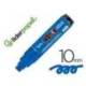 ROTULADOR LIDERPAPEL ACRYLIC BASE AGUA TODO TIPO DE SUPERFICIE PUNTA RECTANGULAR 10 MM AZUL