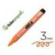 ROTULADOR LIDERPAPEL ACRYLIC BASE AGUA TODO TIPO DE SUPERFICIE PUNTA REDONDA 3 MM NARANJA
