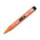 ROTULADOR LIDERPAPEL ACRYLIC BASE AGUA TODO TIPO DE SUPERFICIE PUNTA REDONDA 3 MM NARANJA