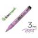 ROTULADOR LIDERPAPEL ACRYLIC BASE AGUA TODO TIPO DE SUPERFICIE PUNTA REDONDA 3 MM LILA