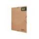 CARPETA LIDERPAPEL GOMAS DIN A4+ COLOR KRAFT MARRON CARTULINA