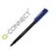 ROTULADOR Q-CONNECT RETROPROYECCION PUNTA FIBRA SUPER FINA REDONDA 0.5 MM PERMANENTE AZUL