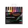 ROTULADOR UNI POSCA PC-5M/8C ESTUCHE DE 8 UNIDADES COLORES OSCUROS SURTIDOS