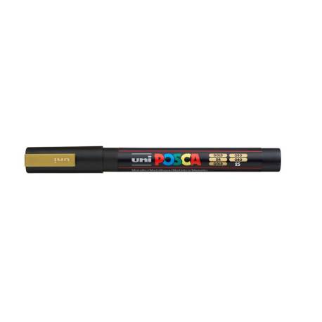 ROTULADOR UNI POSCA 0,9 - 1,3 MM PC-3M ORO