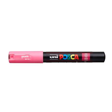 ROTULADOR UNI POSCA 0,7 MM PC-1M ROSA