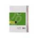 RECAMBIO A4 LIDERPAPEL 120 HOJAS 90G/M2 CUADRO 5 MM 4 TALADROS BANDAS DE 5 COLORES PASTELES