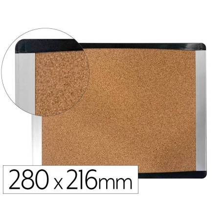 PIZARRA CORCHO BI-OFFICE INKA RECICLADO MARCO DE ALUMINIO 280X216 CM