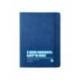 AGENDA ESCOLAR ANTARTIK 25-26 ENCUADERNADA GO! SIMIL PIEL AZUL OSCURO SEMANA VISTA A5 BILINGÜE PAPEL FSC 80 GR