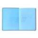 AGENDA ESCOLAR ANTARTIK 25-26 ENCUADERNADA GO! SIMIL PIEL AZUL OSCURO SEMANA VISTA A5 BILINGÜE PAPEL FSC 80 GR