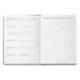 AGENDA ESCOLAR ANTARTIK 25-26 ENCUADERNADA GO! SIMIL PIEL NEGRO SEMANA VISTA A5 BILINGÜEPAPEL FSC 80 GR