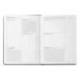 AGENDA ESCOLAR ANTARTIK 25-26 ENCUADERNADA GO! SIMIL PIEL NEGRO SEMANA VISTA A5 BILINGÜEPAPEL FSC 80 GR