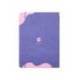 AGENDA ESCOLAR ANTARTIK 25-26 ENCUADERNADA GO! SIMIL PIEL MORADO SEMANA VISTA A5 BILINGÜE PAPEL FSC 80 GR