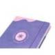 AGENDA ESCOLAR ANTARTIK 25-26 ENCUADERNADA GO! SIMIL PIEL MORADO SEMANA VISTA A5 BILINGÜE PAPEL FSC 80 GR