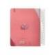 AGENDA ESCOLAR ANTARTIK 25-26 ESPIRAL FUN DAY ROSA DIA PAGINA A5 BILINGÜE PAPEL FSC 80 GR