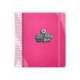 AGENDA ESCOLAR ANTARTIK 25-26 ESPIRAL FUN DAY FUCSIA DIA PAGINA A5 BILINGÜE PAPEL FSC 80 GR