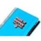 AGENDA ESCOLAR ANTARTIK 25-26 ESPIRAL NEON AZUL DIA PAGINA A5 BILINGÜE PAPEL FSC 80 GR