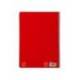 CUADERNO ESPIRAL LIDERPAPEL DI N A4 PAUTAGUIA TAPA BLANDA 80H 75 GR CUADRO PAUTADO 3MM COLOR ROJO