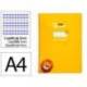 CUADERNO ESPIRAL LIDERPAPEL DI N A4 PAUTAGUIA TAPA BLANDA 80H 75 GR CUADRO PAUTADO 3MM COLOR AMARILLO