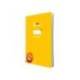 CUADERNO ESPIRAL LIDERPAPEL DI N A4 PAUTAGUIA TAPA BLANDA 80H 75 GR CUADRO PAUTADO 3MM COLOR AMARILLO