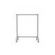 PERCHERO ROCADA MAULLIMBO CABALLETE EXTENSIBLE CON RUEDAS COLOR NEGRO 1270X505X1570 MM