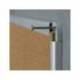 PIZARRA CORCHO ROCADA MARCO ALUMINIO CON CANTONERAS 90X120 CM