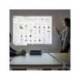 PIZARRA BLANCA ROCADA SKINMATT PROYECCION MATE LACADA MAGNETICA 100X150 CM