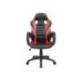 SILLA ROCADA GAMING CON BRAZOS FIJOS BASE NYLON CON RUEDAS BASCULANTE SIMILPIEL NEGRO/ROJO 480X490X1060-1160