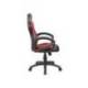 SILLA ROCADA GAMING CON BRAZOS FIJOS BASE NYLON CON RUEDAS BASCULANTE SIMILPIEL NEGRO/ROJO 480X490X1060-1160