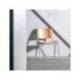 SILLA ROCADA CONFIDENTE ESTRUCTURA METALICA ASIENTO Y RESPALDO MADERA NATURAL 570X410X810 MM