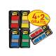 BANDERITAS SEPARADORAS POST-IT 680 DISPENSADOR 50 HOJAS 4 COLORES SURTIDOS + 2 DISPENSADORES 684 FLECHA 2
