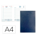 AGENDA ENCUADERNADA LIDERPAPEL CORFU A4 2026 DIA PAGINA AZUL PAPEL 60 GR