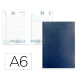 AGENDA ENCUADERNADA LIDERPAPEL CORFU A6 2026 DIA PAGINA AZUL PAPEL 60 GR