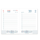 AGENDA ENCUADERNADA LIDERPAPEL CORFU A6 2026 DIA PAGINA NEGRO PAPEL 60 GR