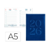 AGENDA ENCUADERNADA LIDERPAPEL CRETA 150X210 MM 2026 DIA PAGINA AZUL PAPEL 70 GR
