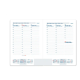 AGENDA ENCUADERNADA LIDERPAPEL CRETA 80X150 MM 2026 SEMANA VISTA AZUL PAPEL 70 GR