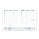 AGENDA ESPIRAL LIDERPAPEL CLASSIC A5 2026 SEMANA VISTA ROJO PAPEL 70 GR FSC