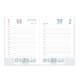 AGENDA ESPIRAL LIDERPAPEL NEON A5 2026 DIA PAGINA MENTA PAPEL 70 GR FSC