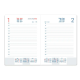 AGENDA ESPIRAL LIDERPAPEL TINOS A6 2026 DIA PAGINA PERSONALIZABLE PAPEL 70 GR FSC