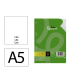 RECAMBIO LIDERPAPEL DIN A5 100 HOJAS 75 GR LISO SIN MARGEN 6 TALADROS