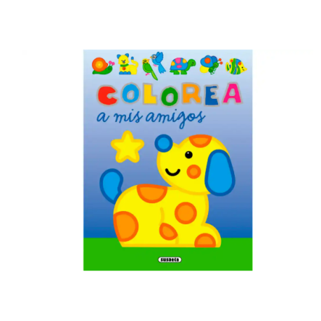 CUADERNO DE COLOREAR SUSAETA COLOREA A MIS AMIGOS 12 PAGINAS 20X27 CM