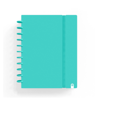 CUADERNO CARCHIVO INGENIOX FOAM A5 80H CUADRICULA MENTA PASTEL