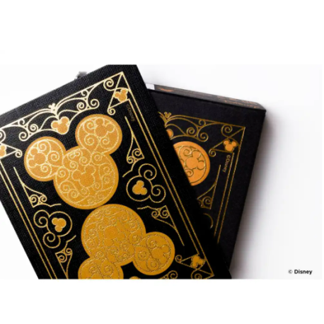 BARAJA DE CARTAS BICYCLE DISNEY BLACK AND GOLD MICKEY