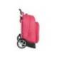 CARTERA ESCOLAR SAFTA CON CARRO BLACKFIT8 "FRESA" 320X150X420 MM