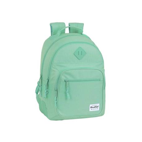 CARTERA ESCOLAR SAFTA BLACKFIT8 "TURQUESA" MOCHILA 320X150X420 MM