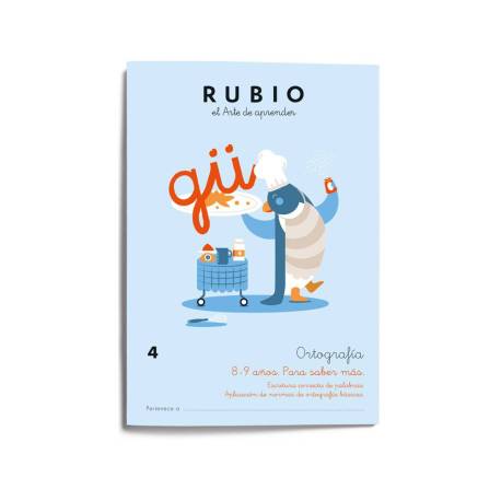 CUADERNO RUBIO ORTOGRAFIA 4