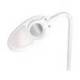 LAMPARA DE OFICINA Q-CONNECT SOBREMESA PROFESIONAL ABS 18 LEDS 5W INTERRUPTOR SENSOR 3 NIVELES CON LUPA COLOR BLANCO