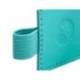 PORTABOLIGRAFO AUTOADHESIVO ANTARTIK PARA CUADERNO NOTE CON ELASTICO HASTA 15 MM GROSOR 80 MM TURQUESA 40X40